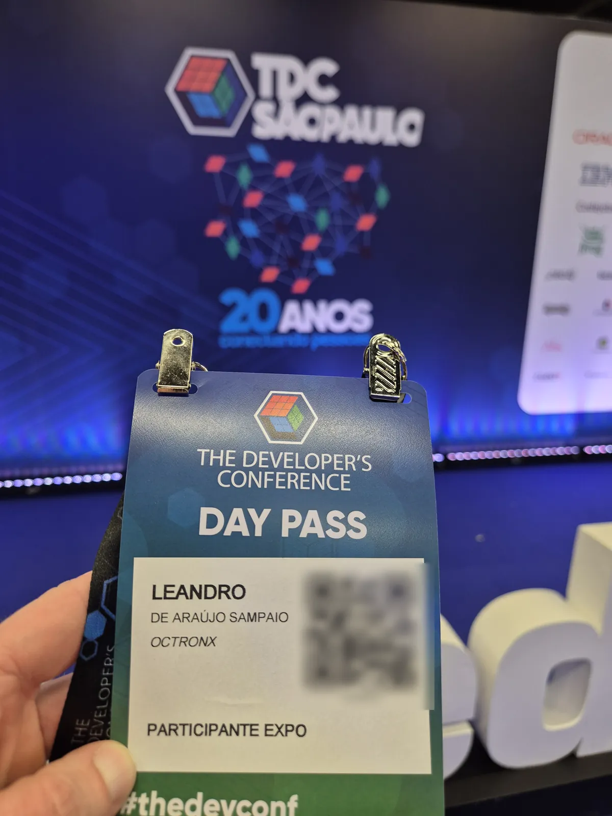 Credencial de participante Expo do TDC São Paulo 2026